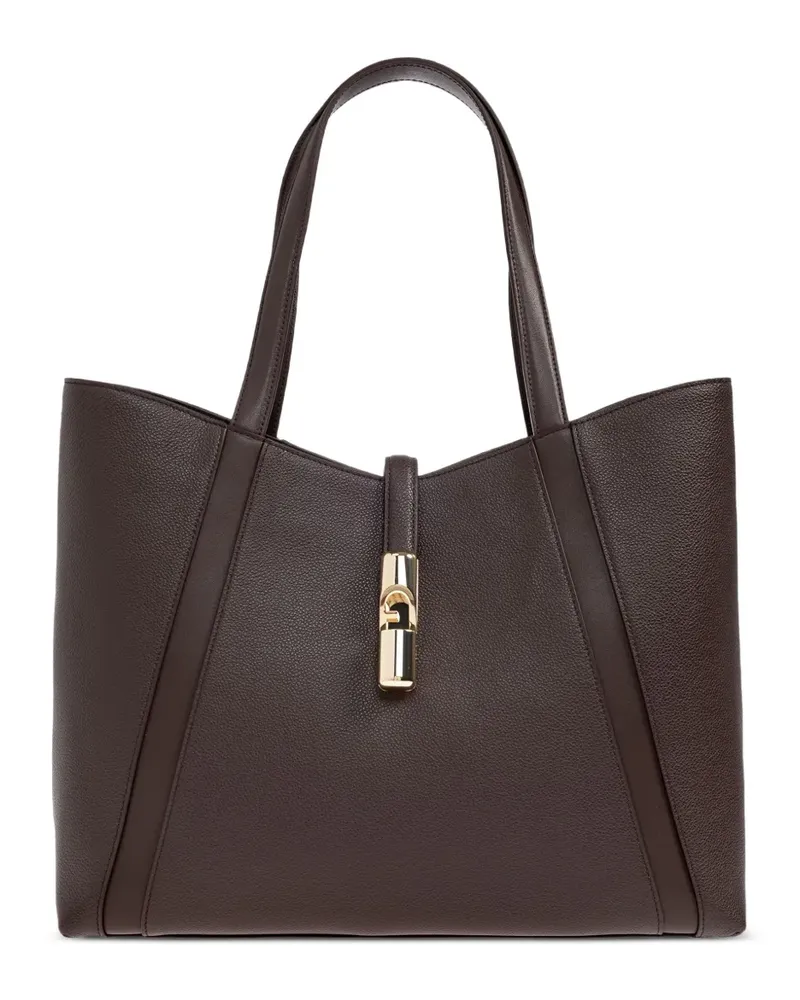 Furla Große Tote Bag aus Leder - Braun Braun