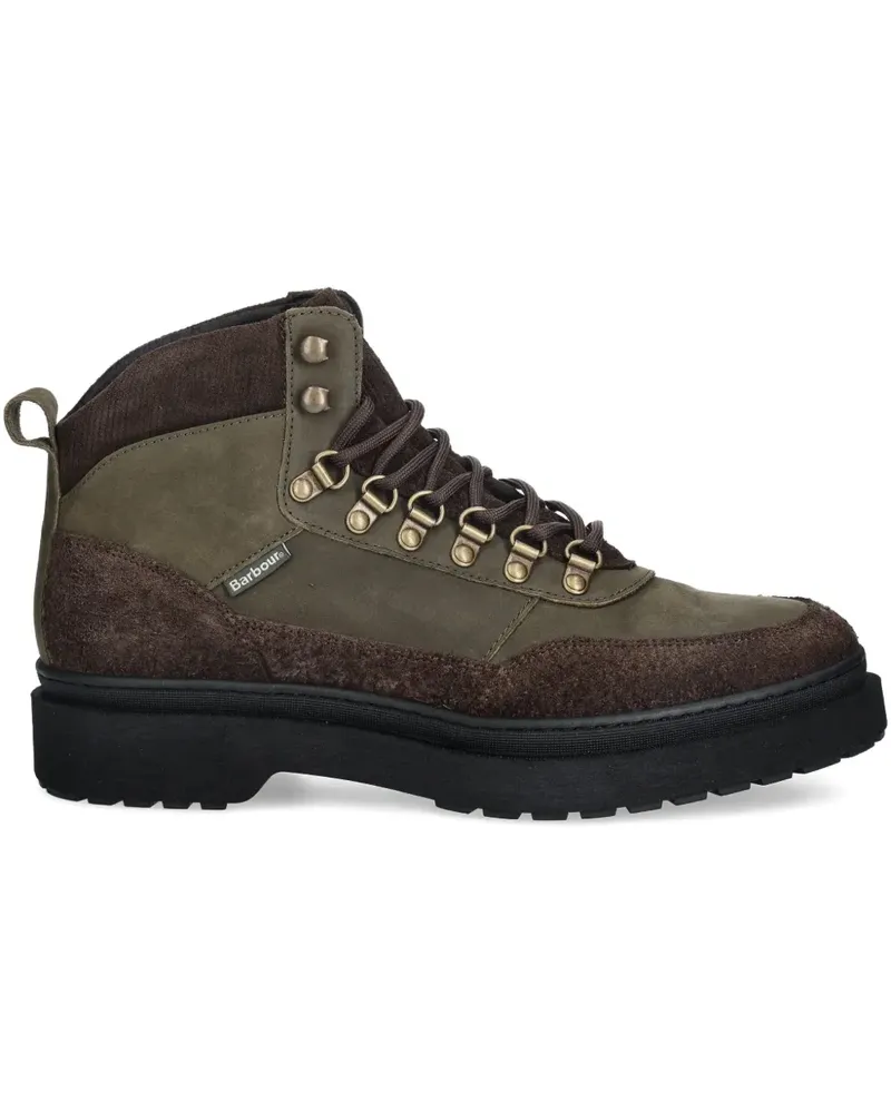 Barbour 30mm lace-up panelled boots - Grün Grün