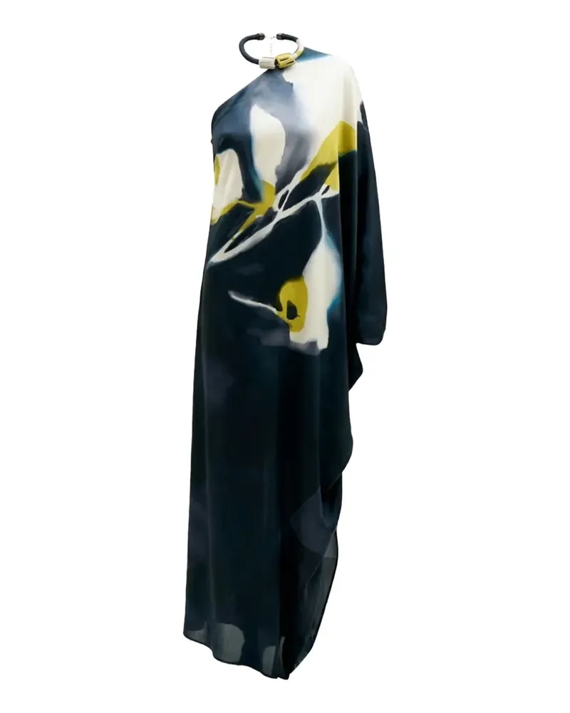 Silvia Tcherassi Erica Maxikleid - Schwarz Schwarz