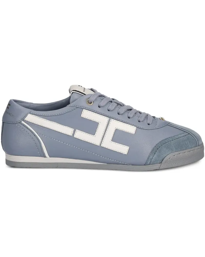 Elisabetta Franchi Sneakers mit Logo-Applikation - Blau Blau