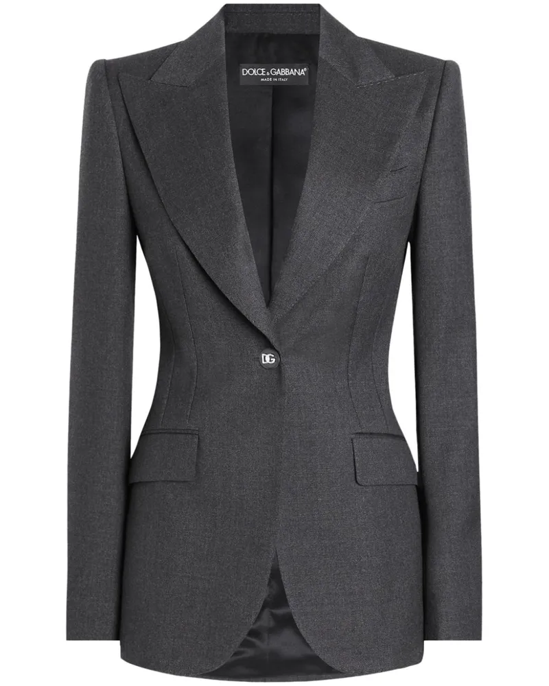 Dolce & Gabbana Einreihiges Sakko - Grau Grau