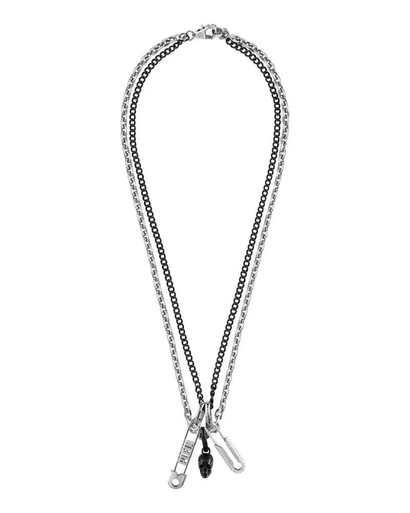Philipp Plein pin-pendant necklace - Silber Silber