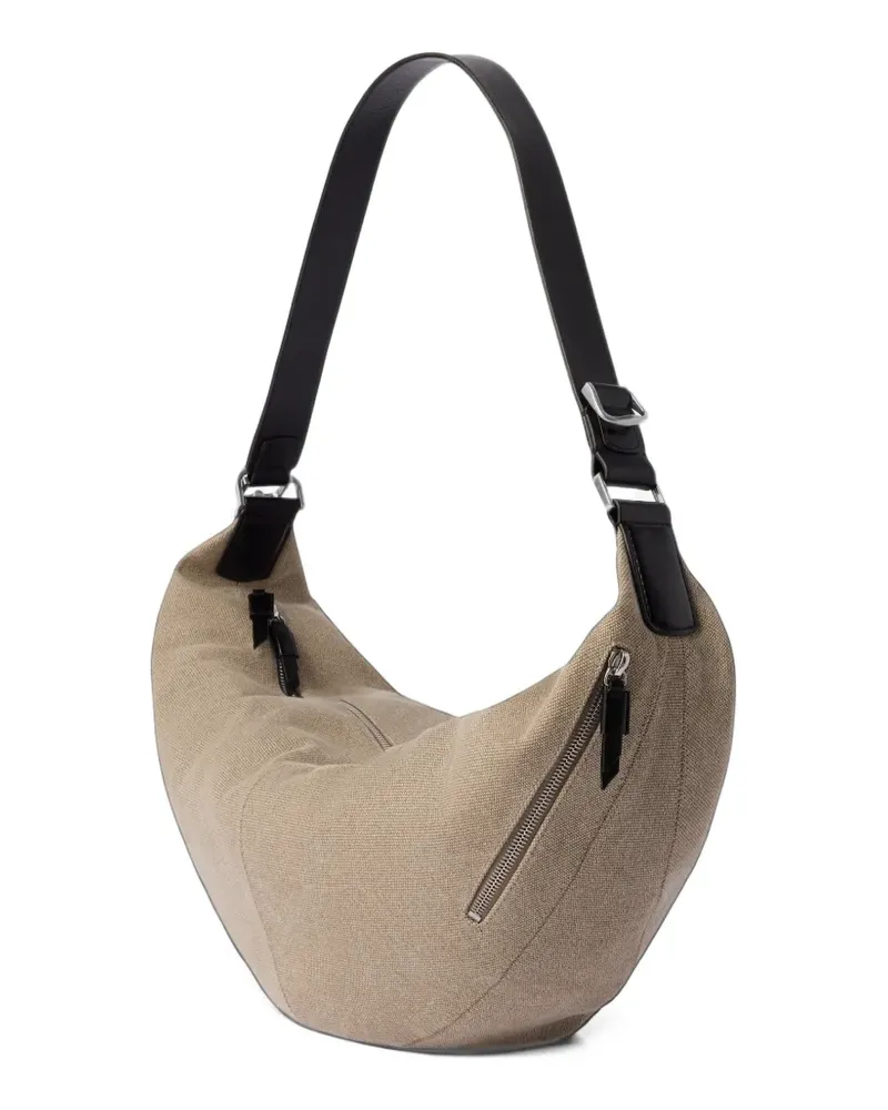 Christophe Lemaire Quiver Clip shoulder bag - Nude Nude