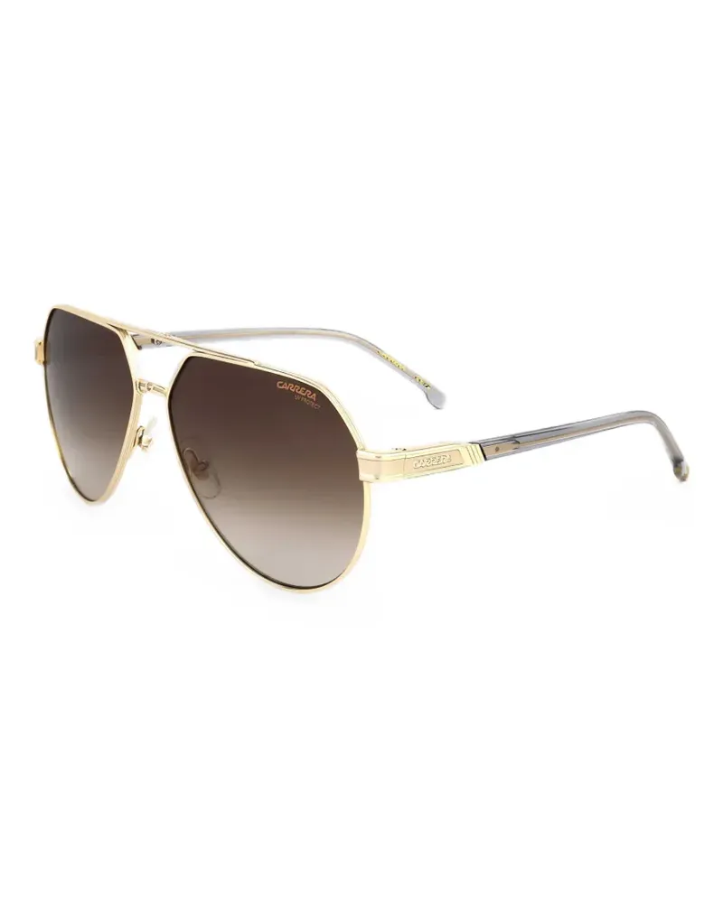 Carrera 1067 Pilotenbrille mit Doppelsteg - Gold Gold