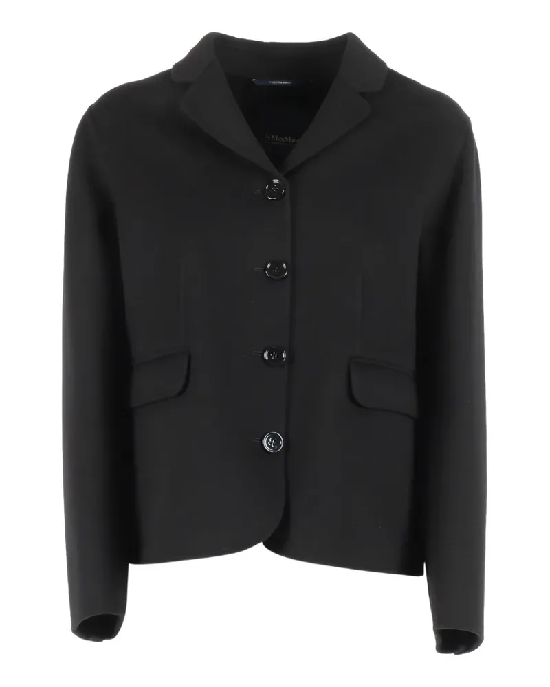 Max Mara Giacca Magia button virgin wool jacket - Schwarz Schwarz