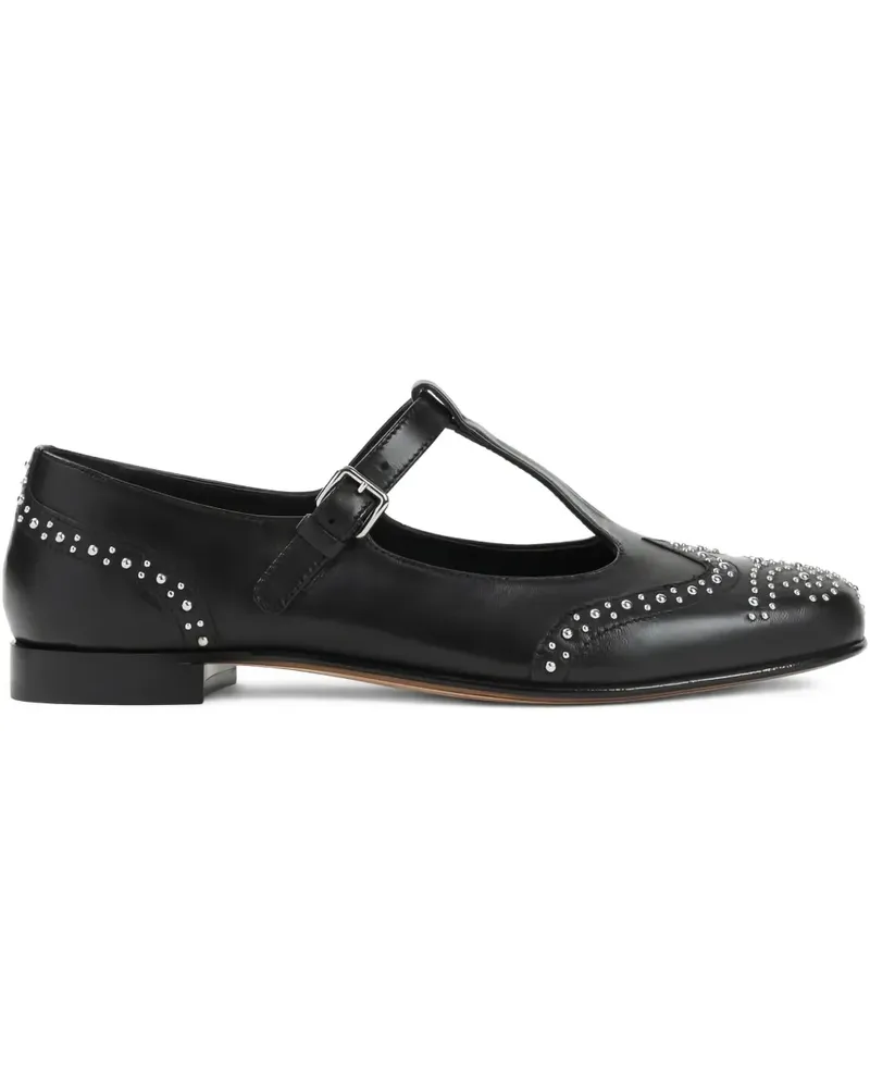Church's Flache Pumps mit Nieten - Schwarz Schwarz
