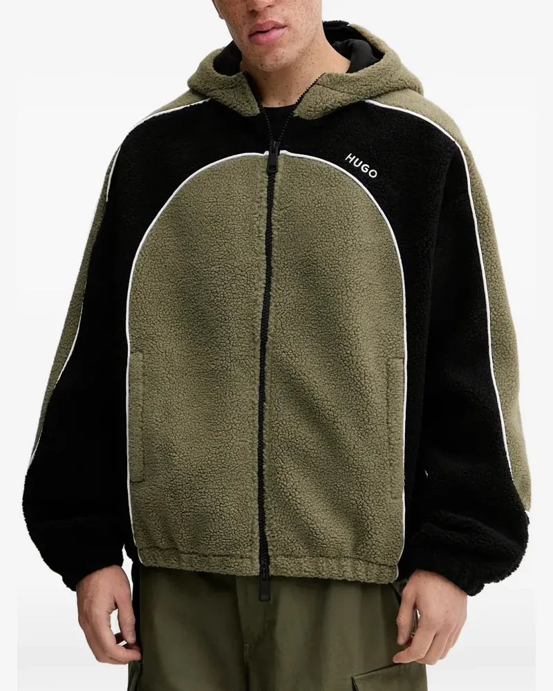 HUGO BOSS Neddyzo Hoodie mit Reißverschluss - Grün Grün