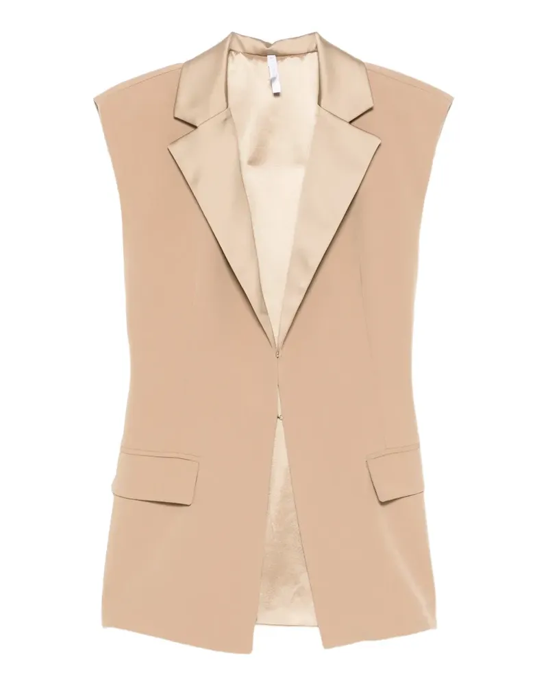 IMPERIAL Taillierte Weste mit Cut-out - Nude Nude