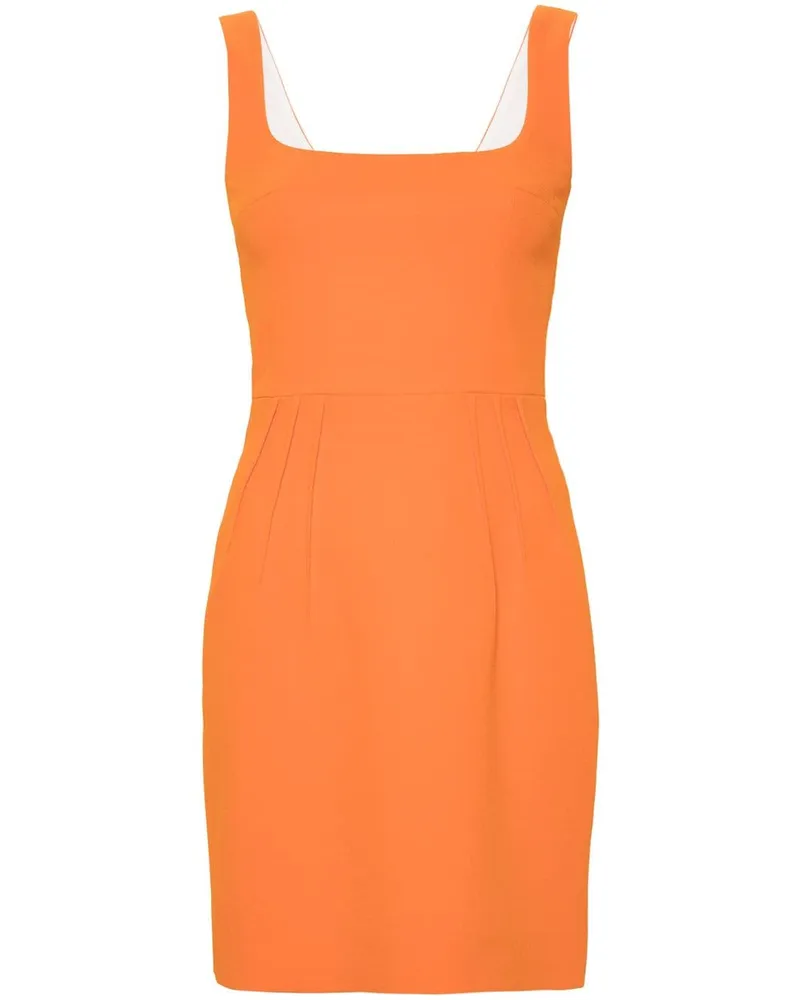 EMILIA WICKSTEAD Texturiertes Salma Minikleid Orange