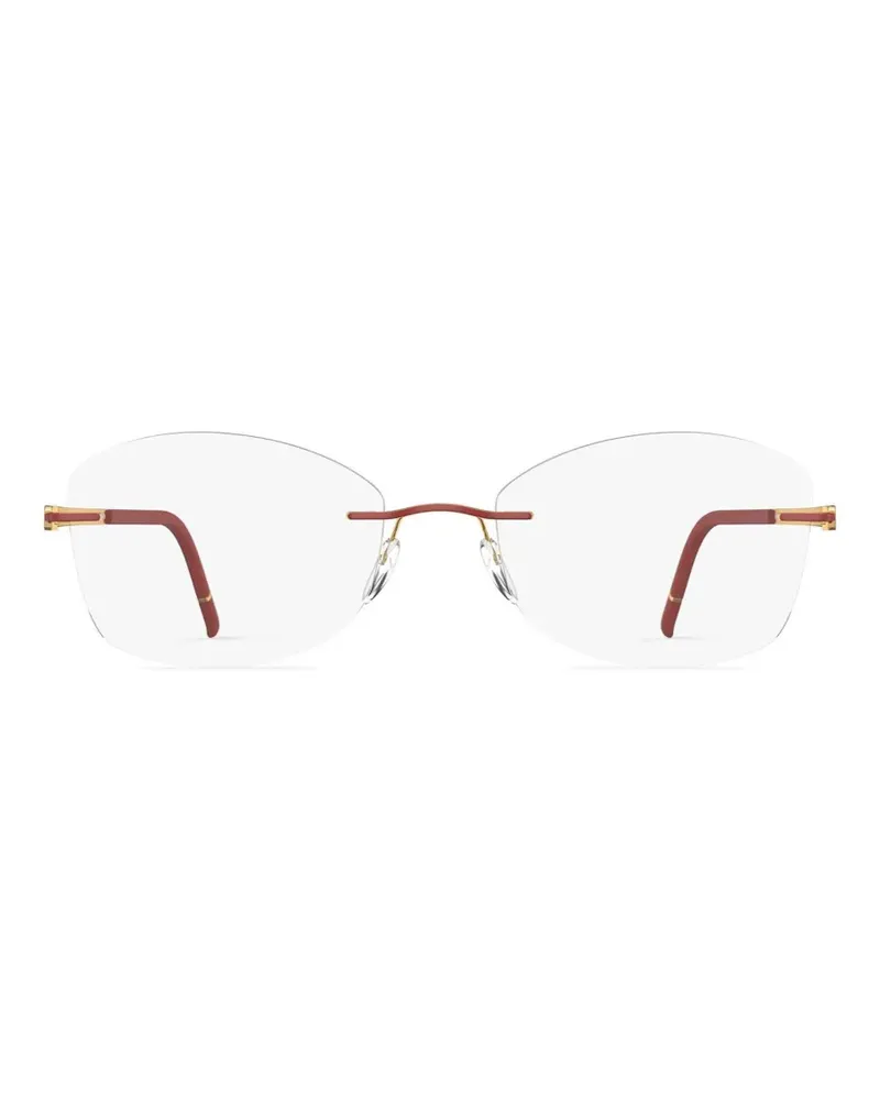 Silhouette Momentum rimless square-frame glasses - Gold Gold