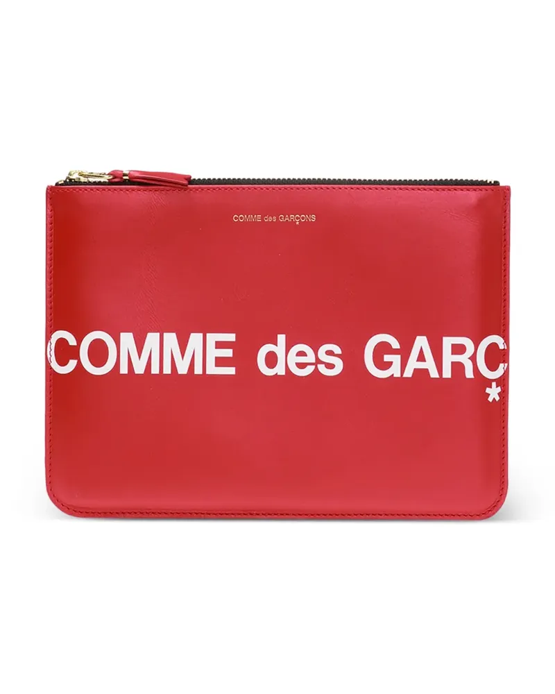 Comme des Garçons Etui mit Logo-Print - Rot Rot