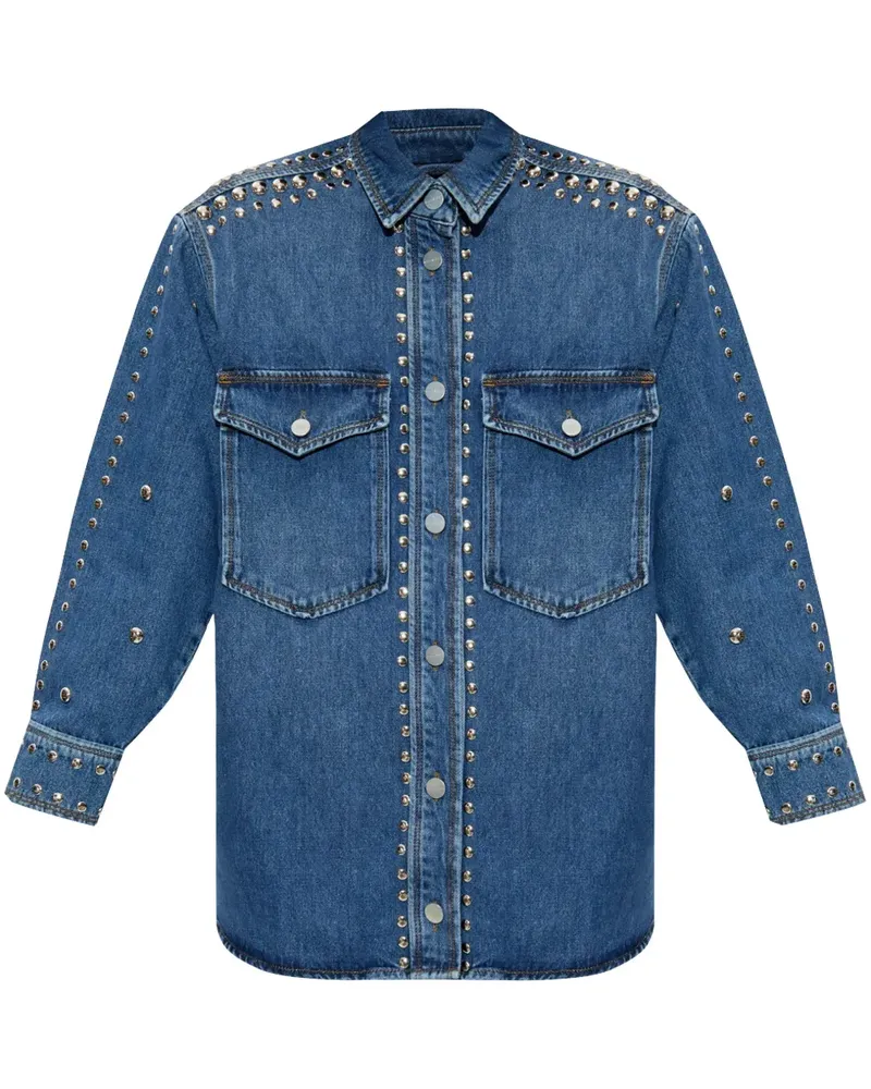 AllSaints Alba Hemd - Blau Blau