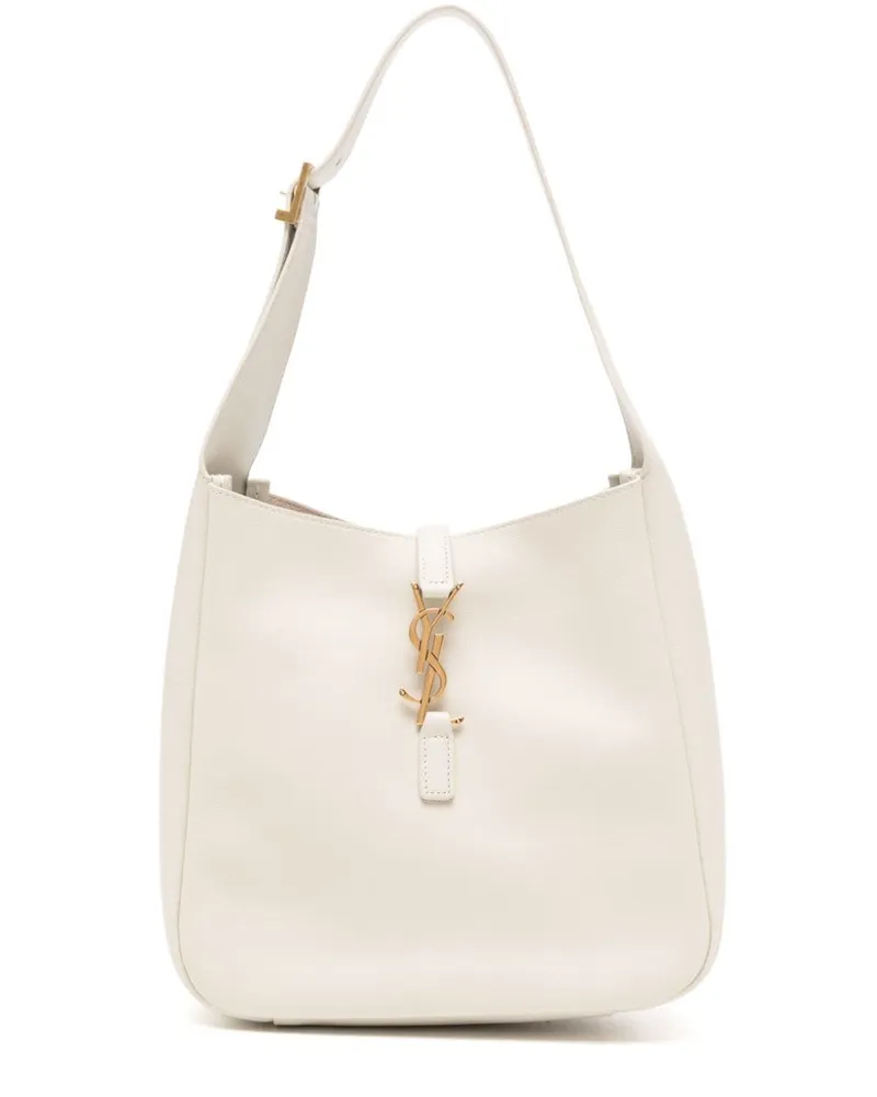 Saint Laurent Kleine LE 5 À 7 Schultertasche - Weiß Weiß