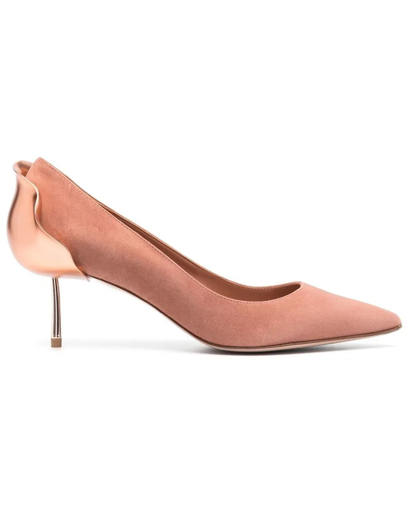 Le Silla Petalo Pumps aus Wildleder 60mm Rosa