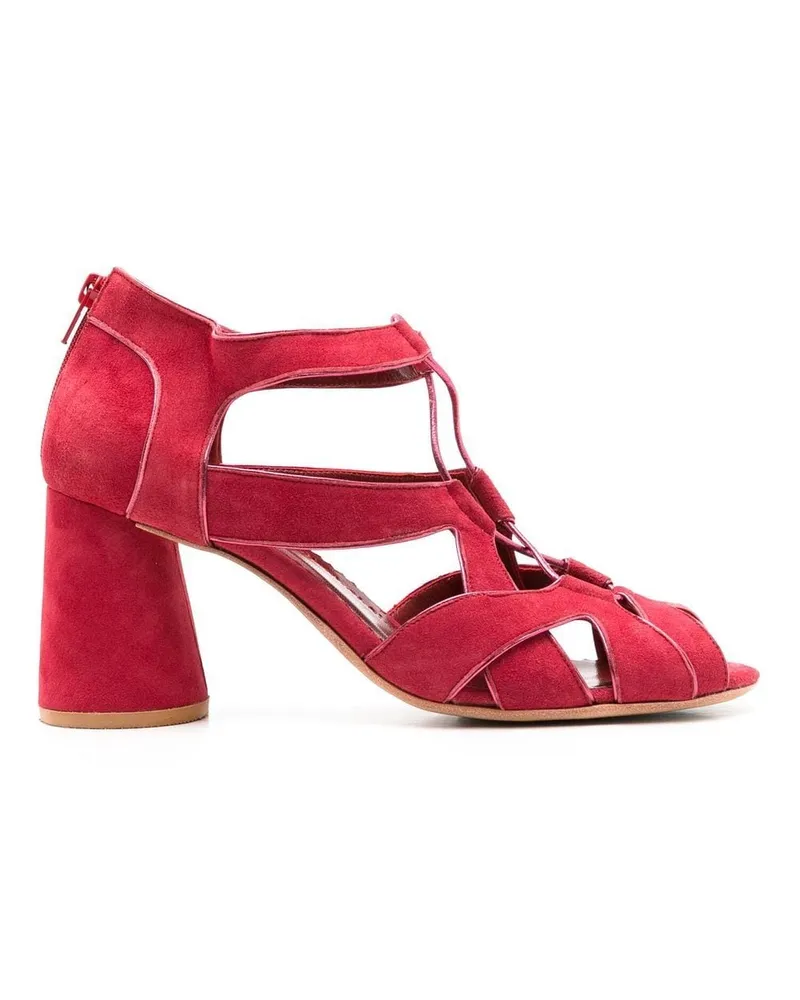 Sarah Chofakian Taylor Sandalen 80mm - Rot Rot