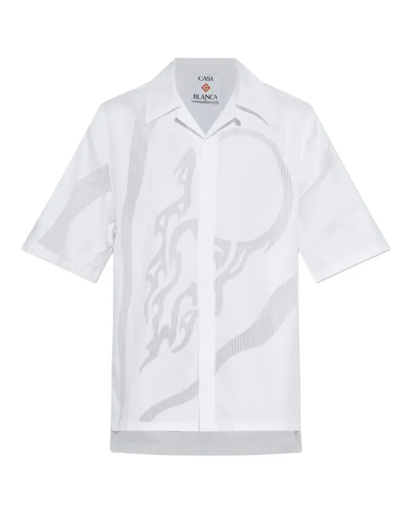 Casablanca Paris patterned shirt - Weiß Weiß