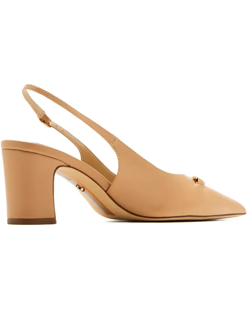 Sam Edelman 70mm Waller slingback pumps - Nude Nude