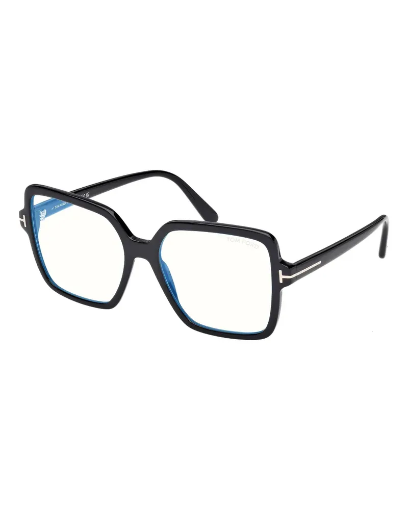 Tom Ford Brille mit eckigem Gestell - Schwarz Schwarz