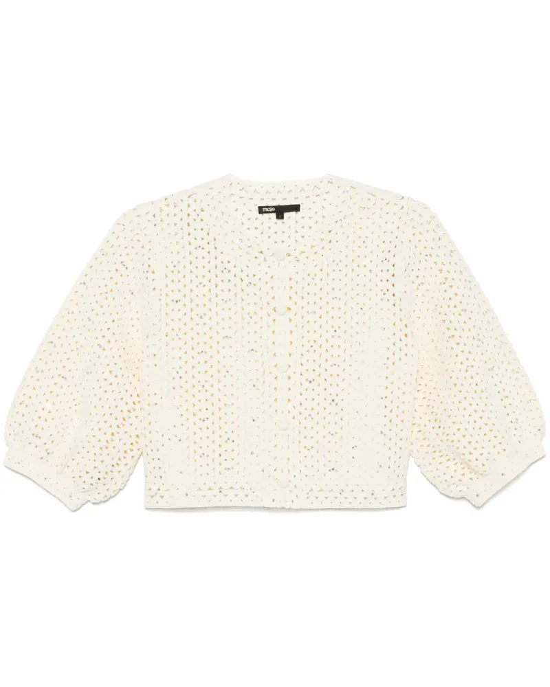 Maje Cardigan mit Strass - Gelb Gelb