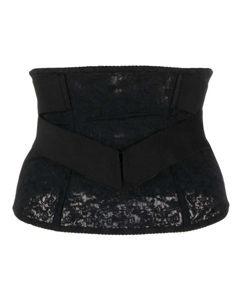 Dolce & Gabbana Klassische Corsage - Schwarz Schwarz