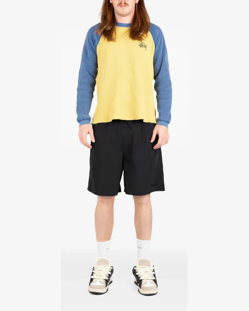 Stüssy Shorts mit Logo-Stickerei - Schwarz Schwarz