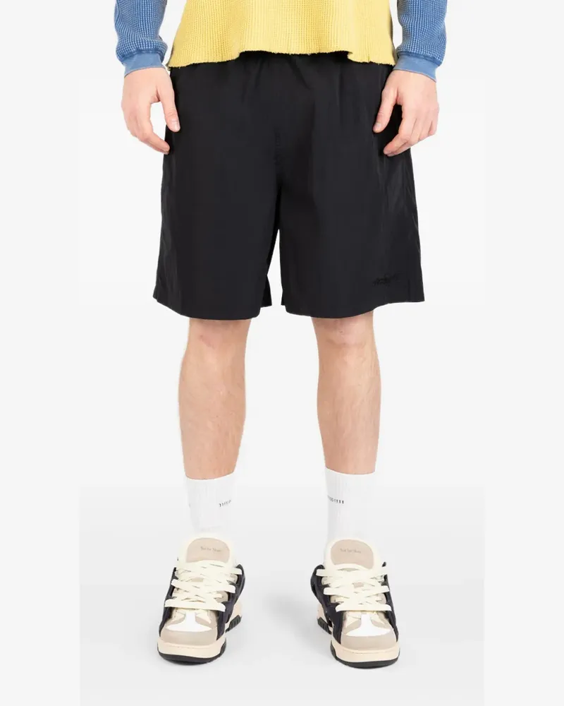 Stüssy Shorts mit Logo-Stickerei - Schwarz Schwarz
