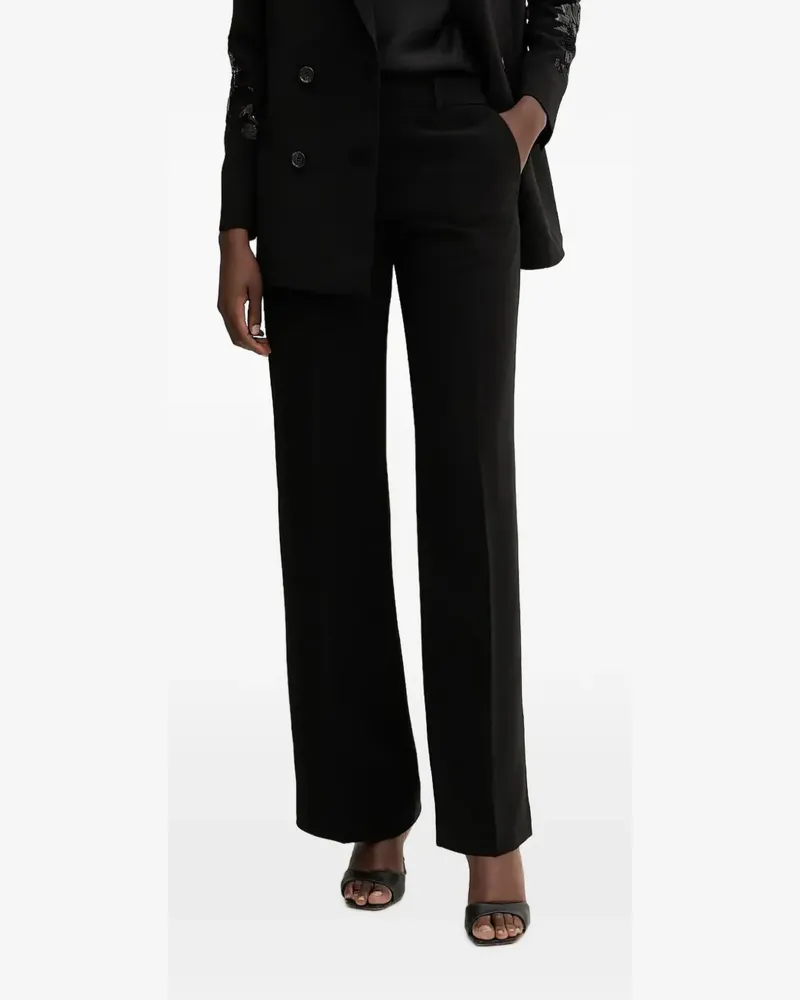 Ermanno Scervino Paillettenverzierte Hose mit Seitenstreifen - Schwarz Schwarz