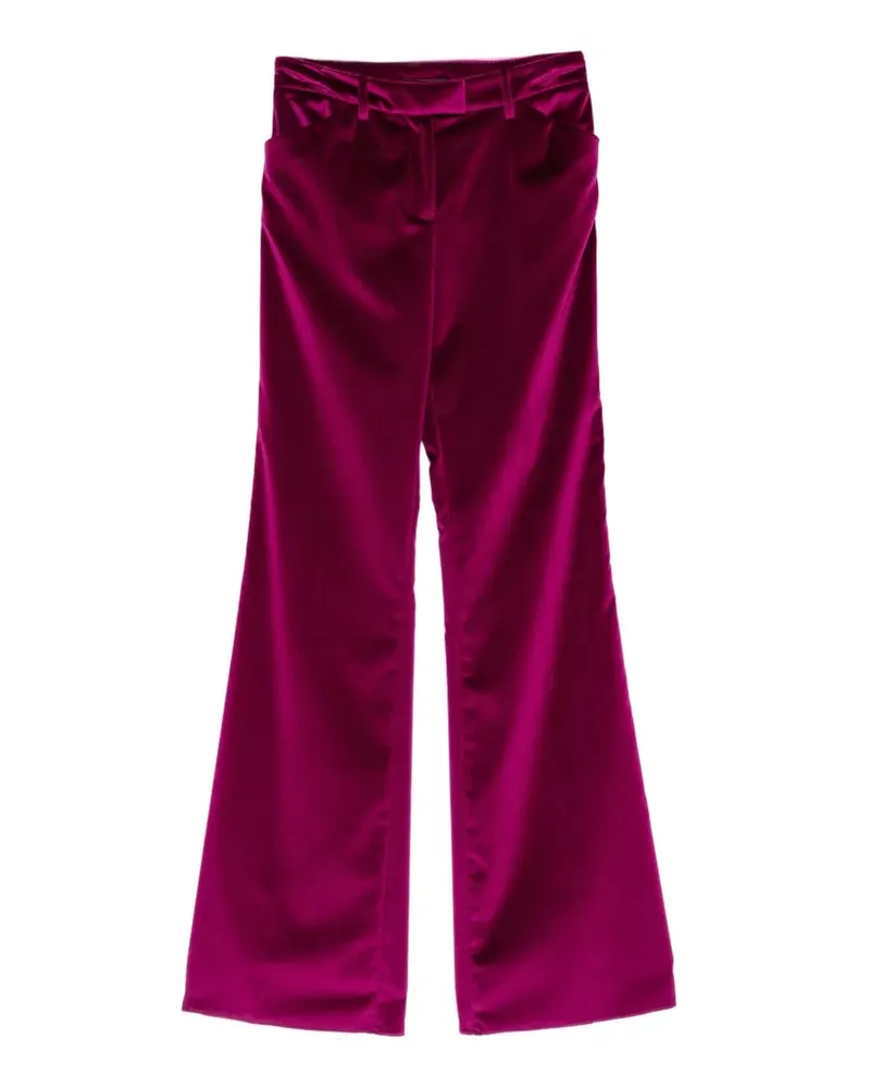 Barbara Bui Ausgestellte Hose aus Samt - Rosa Rosa