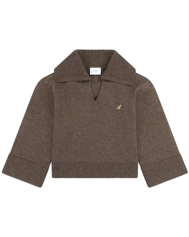 Axel Arigato Clio Cropped-Pullover - Braun Braun
