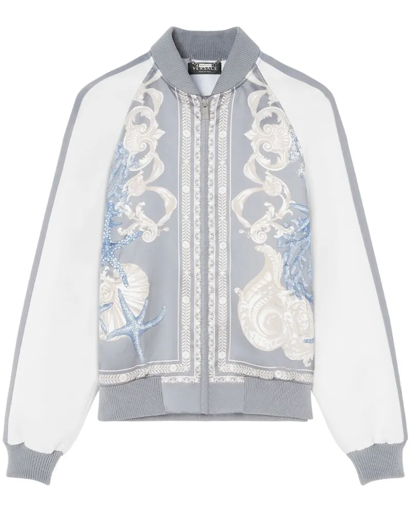 Versace Barocco Sea Collegejacke Blau