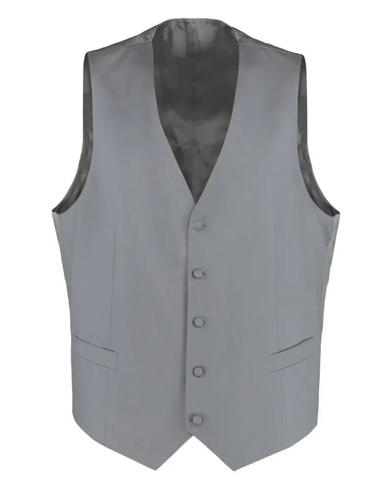 Canali wool waistcoat - Grau Grau