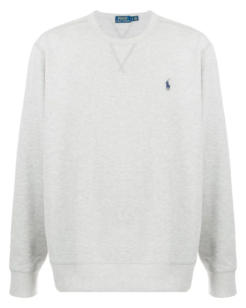 Ralph Lauren T-Shirt mit Logo-Stickerei - Grau Grau
