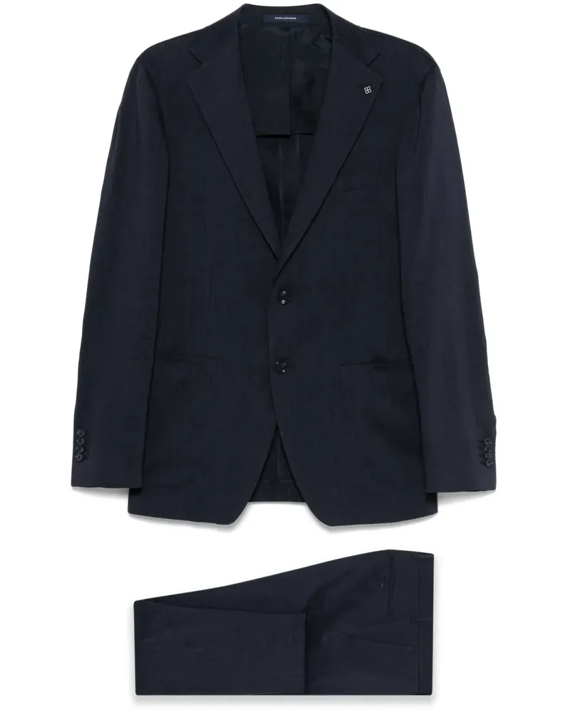Tagliatore Anzug mit Brosche - Blau Blau