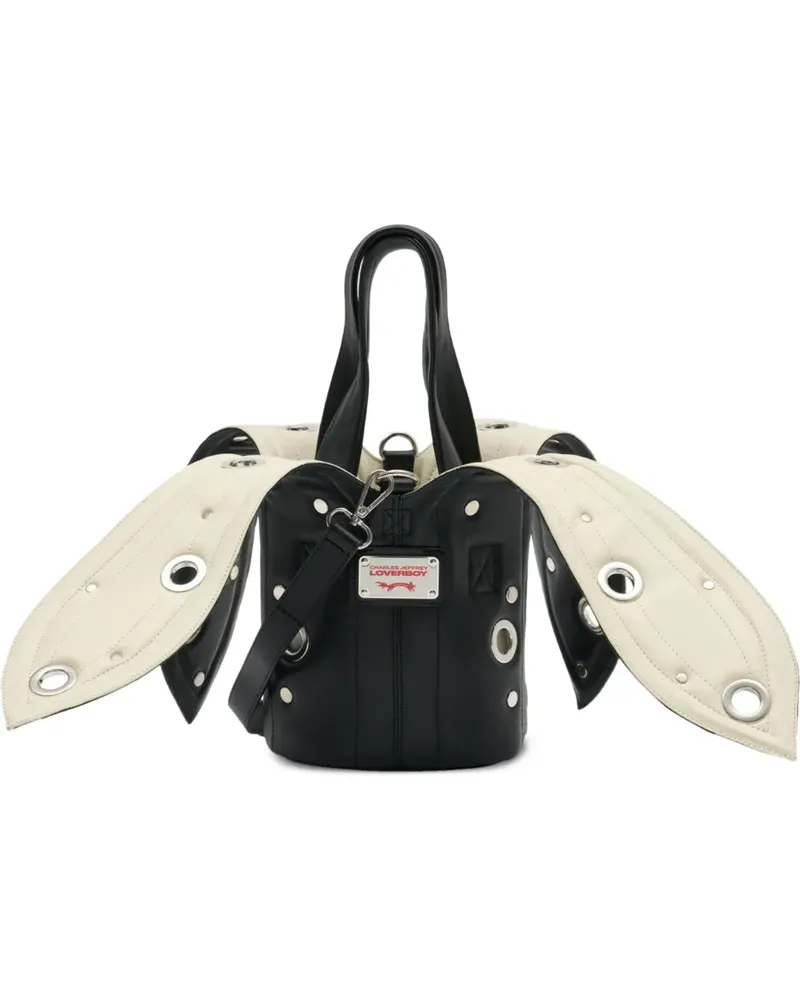 Charles Jeffrey Loverboy Tote Bag mit zwei Henkeln - Schwarz Schwarz