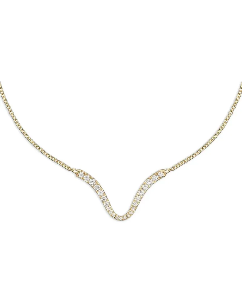 Melissa Kaye Clara Halskette mit Diamant - Gold Gold