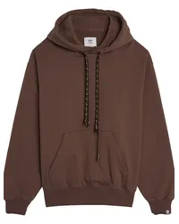 adidas x SFTM Hoodie aus Baumwolle Braun