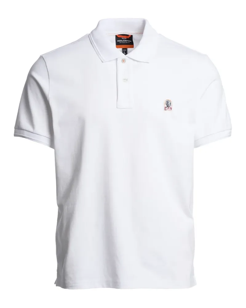Parajumpers Poloshirt mit Logo-Stickerei - Weiß Weiß