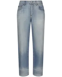 Dolce & Gabbana Klassische Straight-Leg-Jeans Blau