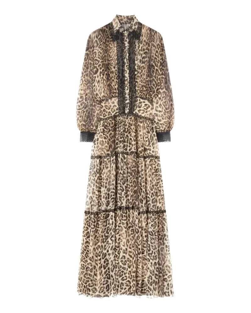 Ermanno Scervino Minikleid mit Leoparden-Print - Nude Nude