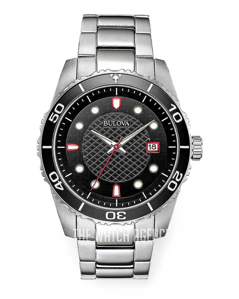 BULOVA Versatile 44mm watch - Schwarz Schwarz