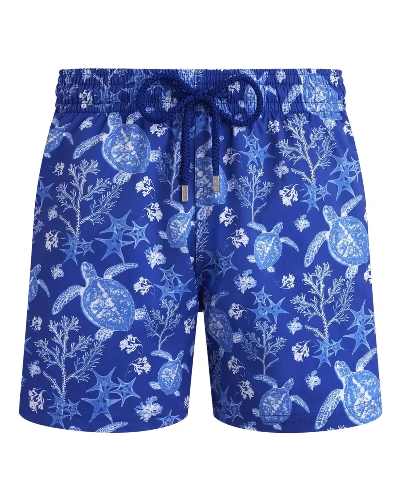 Vilebrequin X-Ray Turtles Badeshorts - Blau Blau