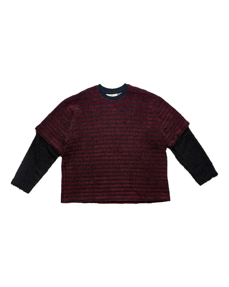 Song For The Mute layered striped sweater - Rot Rot