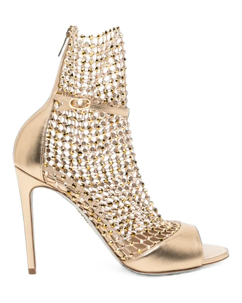 René Caovilla Galaxia Sandalen 105mm - Gold Gold