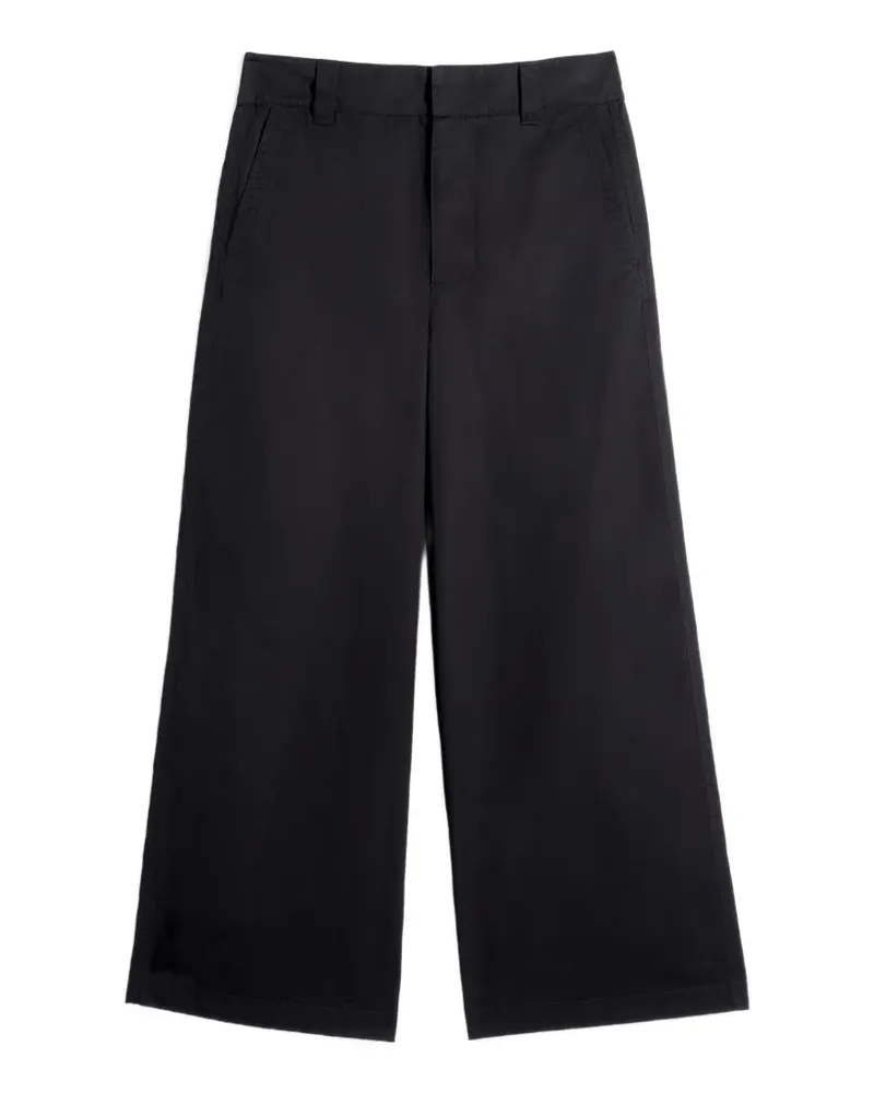 Christophe Lemaire Gerade High-Waist-Hose - Schwarz Schwarz