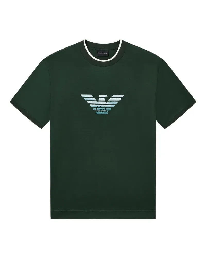 Emporio Armani T-Shirt mit rundem Ausschnitt - Grün Grün