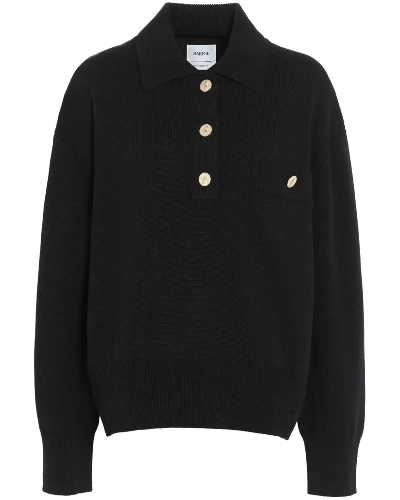 Barrie Kaschmirpullover - Schwarz Schwarz