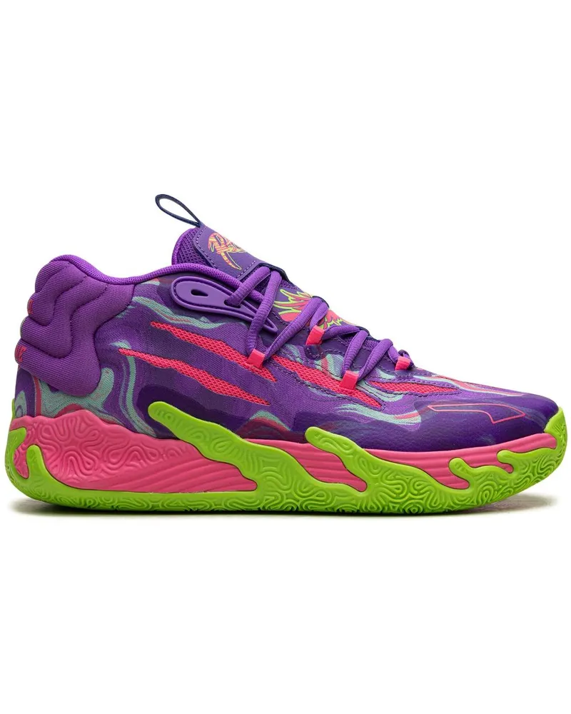 Puma MB.03 Toxic Purple Glimmer/Green Gecko Sneakers - Violett Violett