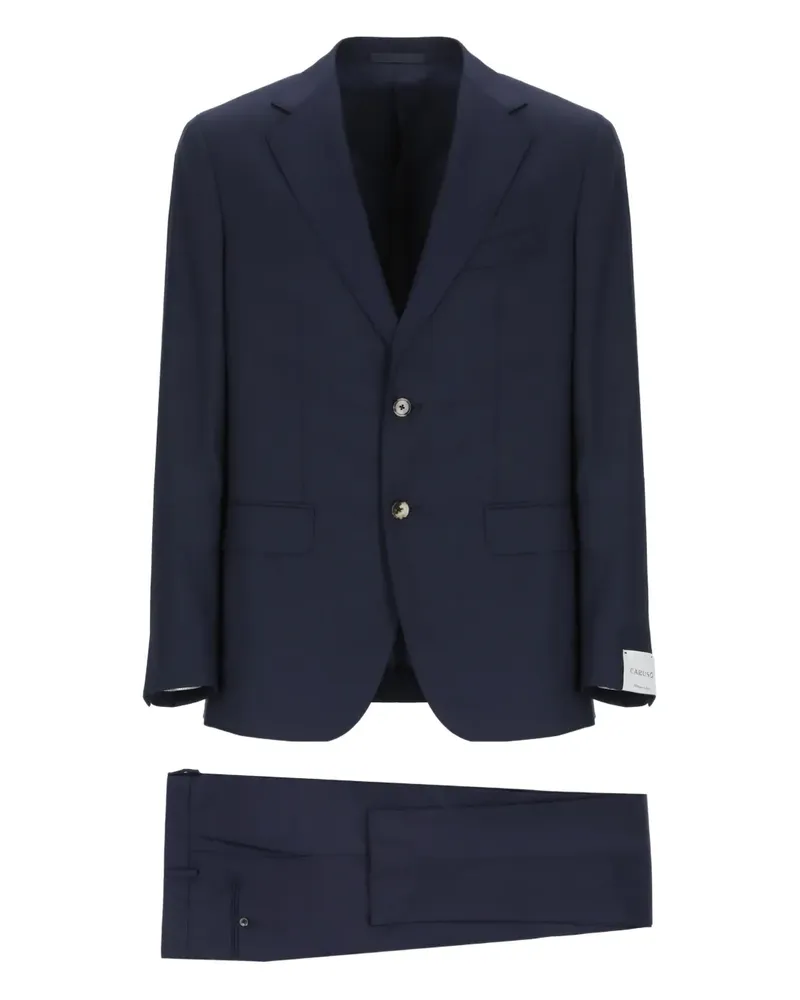 Caruso Anzug aus Wolle - Schwarz Schwarz