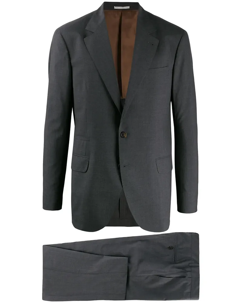 Brunello Cucinelli Klassischer Anzug - Grau Grau