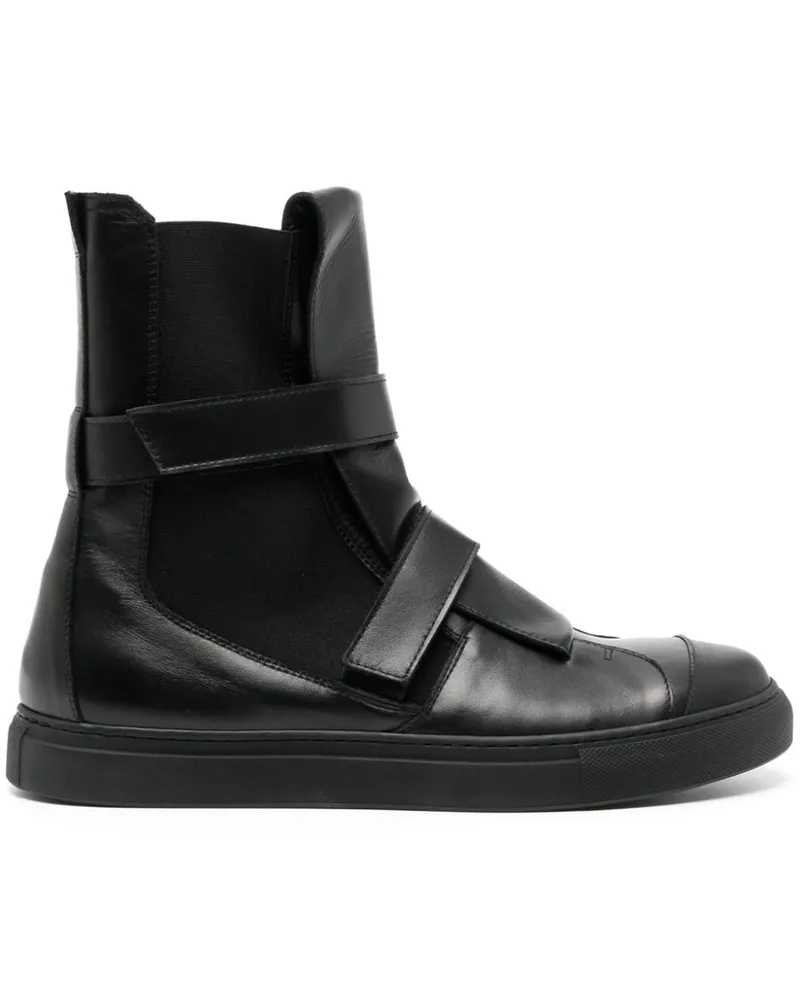 NICOLAS ANDREAS TARALIS High-Top-Sneakers mit Klettverschluss - Schwarz Schwarz